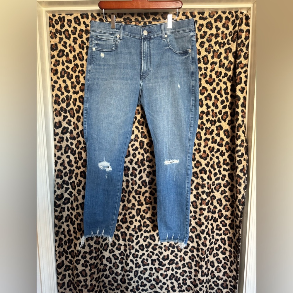 Express High Rise Ankle Jeans SZ 14R